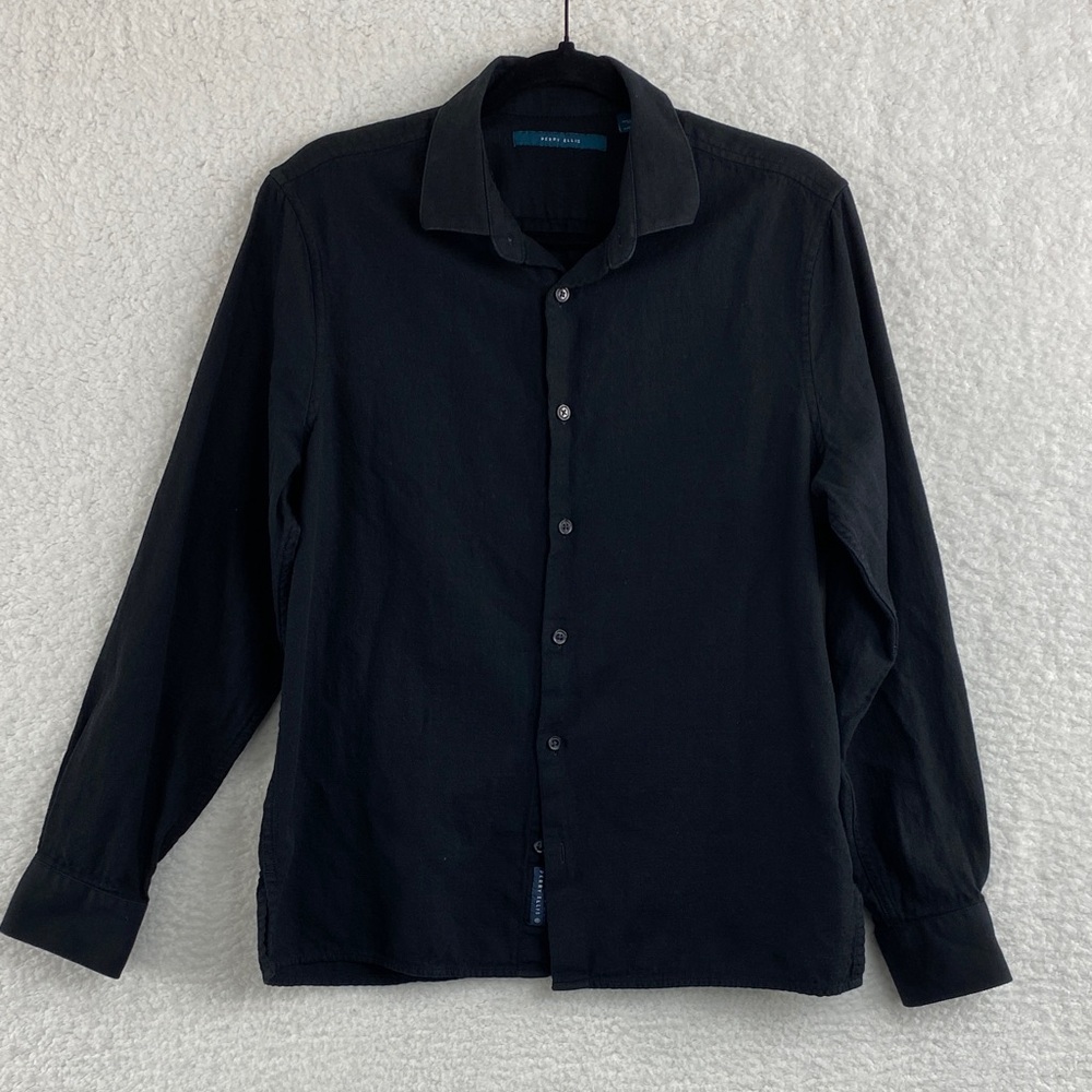 Perry Ellis Mens Medium Long Sleeve Button Down Casual / Office Shirt.